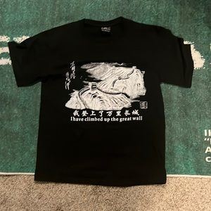 I have climbed the great wall of China Tshirt Size large